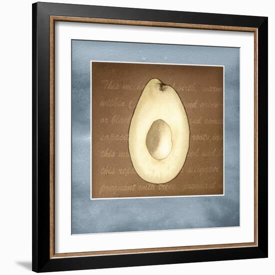 Avocado in Three 03-Kory Fluckiger-Framed Giclee Print