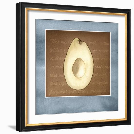 Avocado in Three 03-Kory Fluckiger-Framed Giclee Print