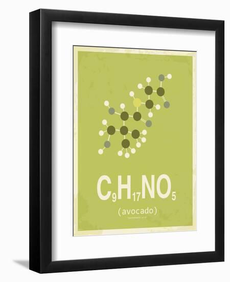 Avocado-TypeLike-Framed Premium Giclee Print