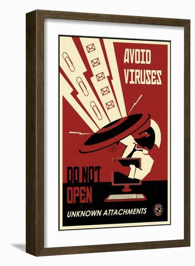 Avoid Downloades-Steve Thomas-Framed Giclee Print