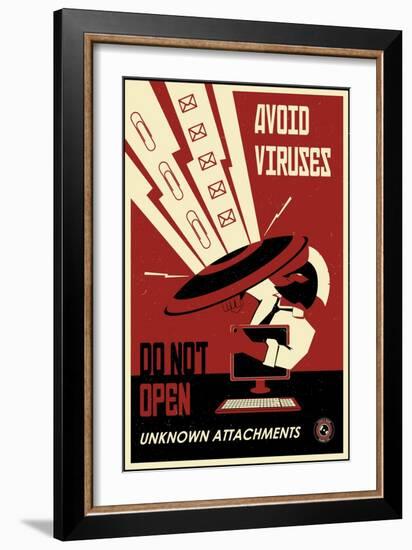 Avoid Downloades-Steve Thomas-Framed Giclee Print