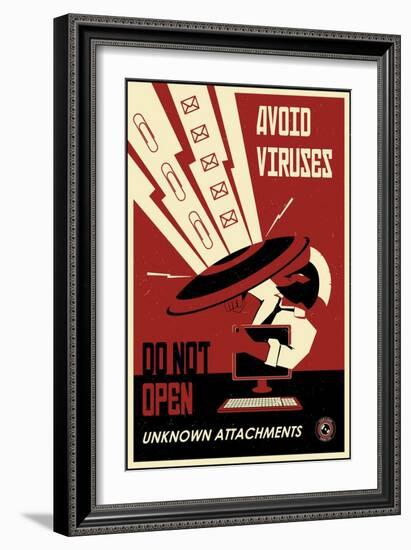 Avoid Downloades-Steve Thomas-Framed Giclee Print