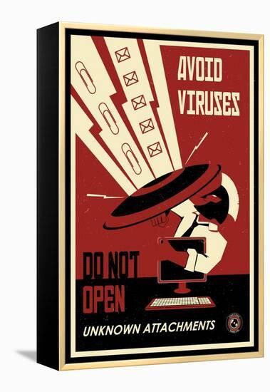 Avoid Downloades-Steve Thomas-Framed Premier Image Canvas