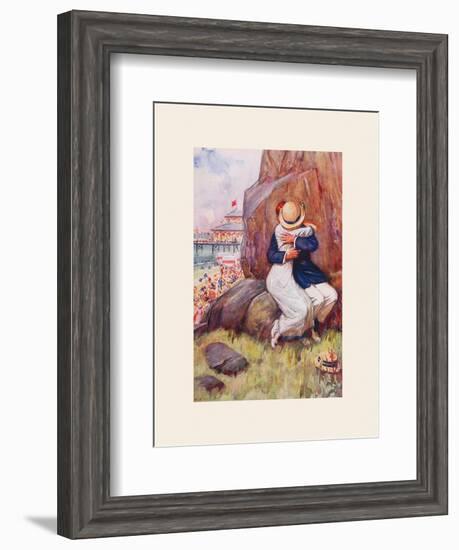 Avoiding the Crush-Percy Hickling-Framed Premium Giclee Print