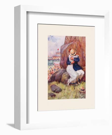 Avoiding the Crush-Percy Hickling-Framed Premium Giclee Print