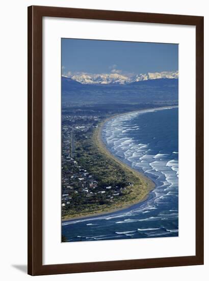 Avon and Heathcote Rivers, Christchurch, Canterbury, New Zealand.-David Wall-Framed Photographic Print