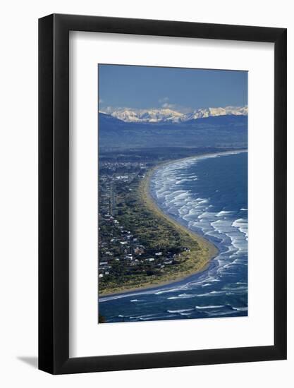 Avon and Heathcote Rivers, Christchurch, Canterbury, New Zealand.-David Wall-Framed Photographic Print