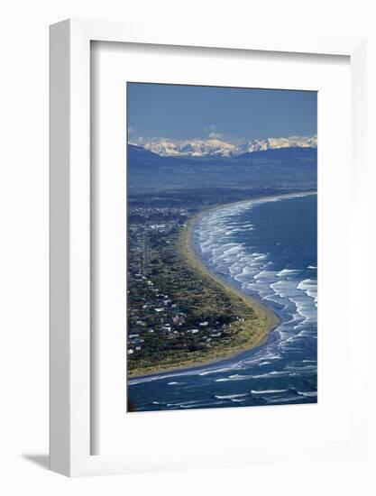 Avon and Heathcote Rivers, Christchurch, Canterbury, New Zealand.-David Wall-Framed Photographic Print