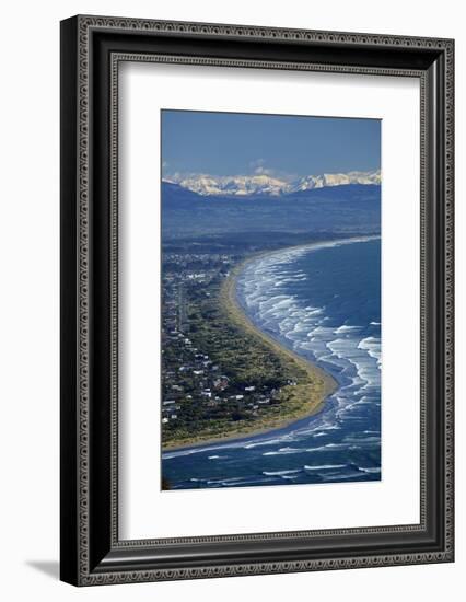 Avon and Heathcote Rivers, Christchurch, Canterbury, New Zealand.-David Wall-Framed Photographic Print