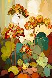 Begonia and Rolling Hills-Avril Anouilh-Art Print