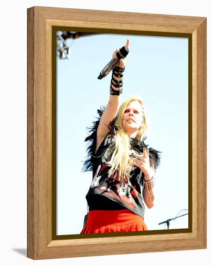 Avril Lavigne-null-Framed Stretched Canvas