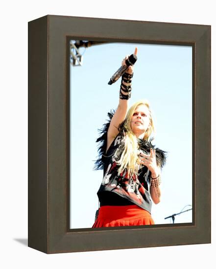 Avril Lavigne-null-Framed Stretched Canvas