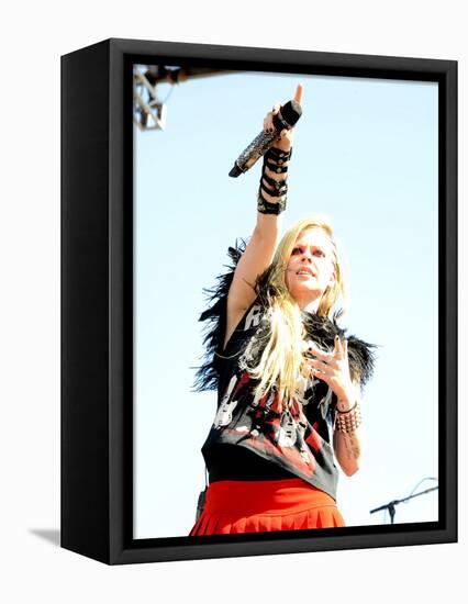 Avril Lavigne-null-Framed Stretched Canvas