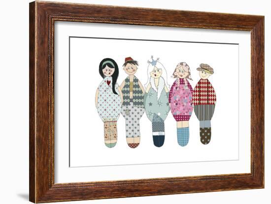 Aw15 Small Dolls-Effie Zafiropoulou-Framed Giclee Print