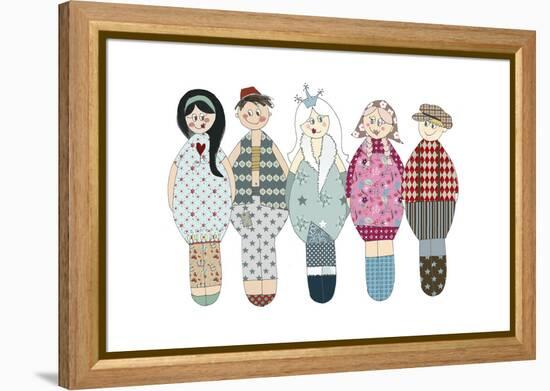 Aw15 Small Dolls-Effie Zafiropoulou-Framed Premier Image Canvas