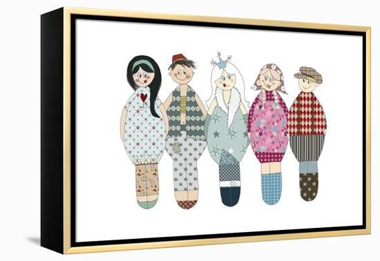 Aw15 Small Dolls-Effie Zafiropoulou-Framed Premier Image Canvas