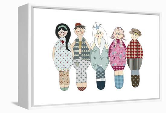 Aw15 Small Dolls-Effie Zafiropoulou-Framed Premier Image Canvas