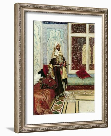 Awaiting an Audience-Rudolphe Ernst-Framed Giclee Print