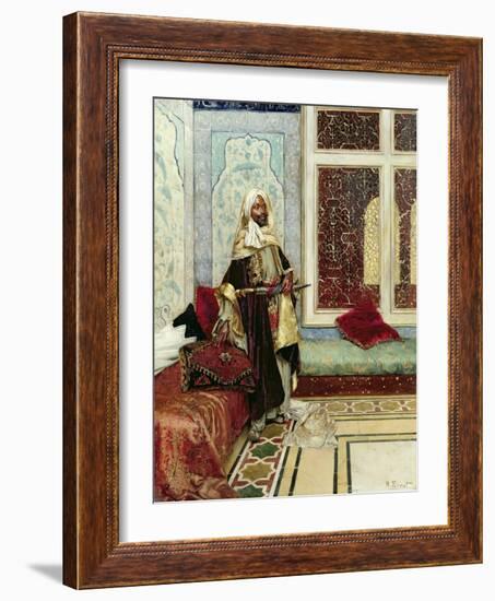 Awaiting an Audience-Rudolphe Ernst-Framed Giclee Print