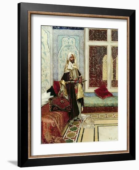 Awaiting an Audience-Rudolphe Ernst-Framed Giclee Print