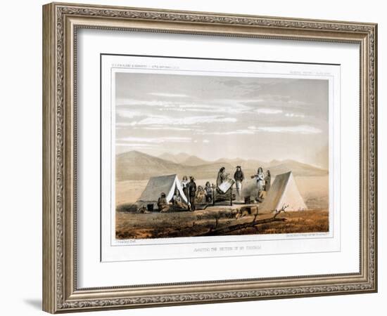 Awaiting the Return of Mr Tinkham, 1856-John Mix Stanley-Framed Giclee Print