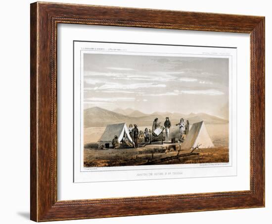 Awaiting the Return of Mr Tinkham, 1856-John Mix Stanley-Framed Giclee Print