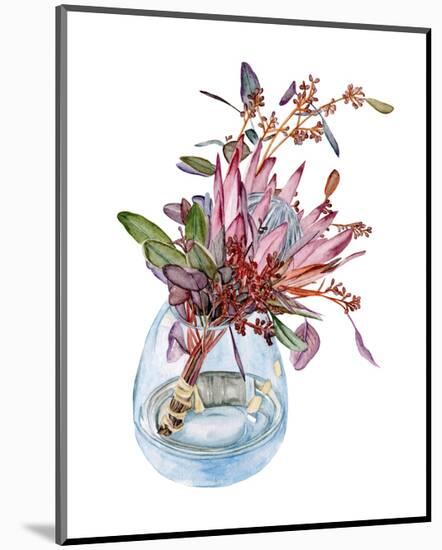 Awaken Protea I-Melissa Wang-Mounted Art Print