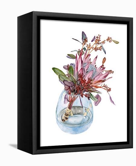 Awaken Protea I-Melissa Wang-Framed Stretched Canvas