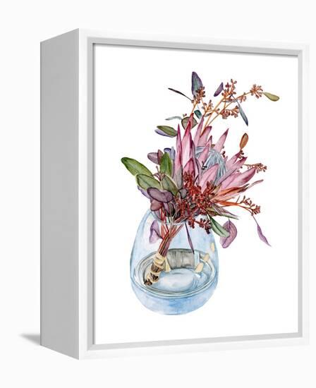 Awaken Protea I-Melissa Wang-Framed Stretched Canvas