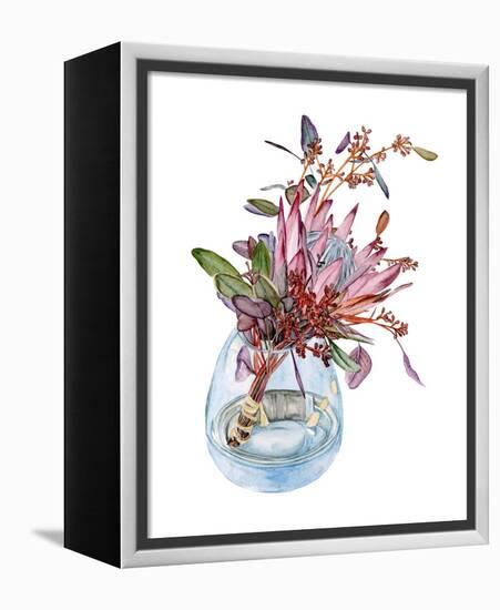 Awaken Protea I-Melissa Wang-Framed Stretched Canvas