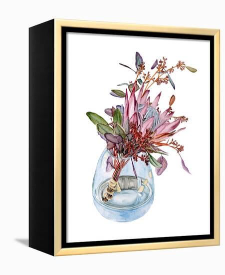 Awaken Protea I-Melissa Wang-Framed Stretched Canvas