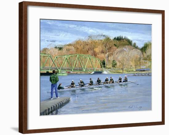 Away from the Jetty-Timothy Easton-Framed Giclee Print