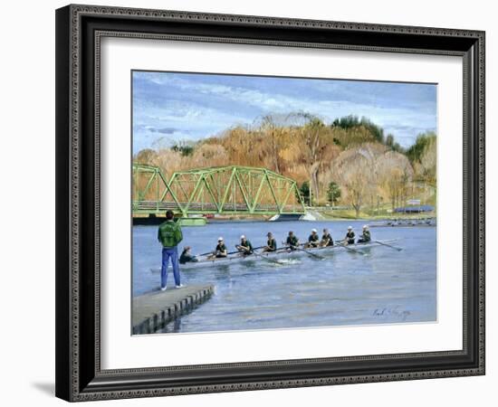 Away from the Jetty-Timothy Easton-Framed Giclee Print