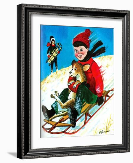 Away We Go! - Jack & Jill-George Lesnak-Framed Giclee Print