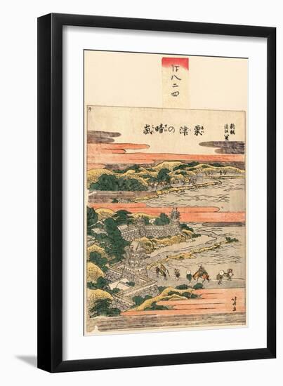 Awazu No Seiran-Katsushika Hokusai-Framed Giclee Print