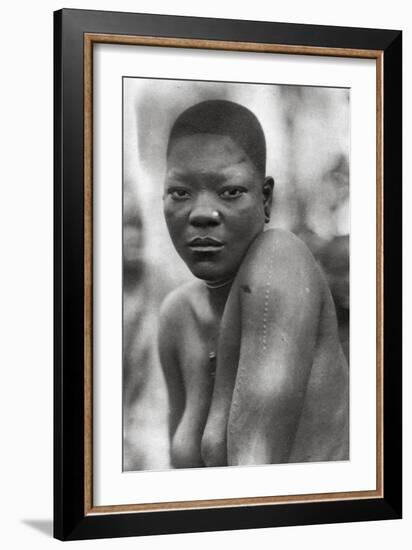 Awemba Girl, Livingstone to Broken Hill, Northern Rhodesia, 1925-Thomas A Glover-Framed Giclee Print