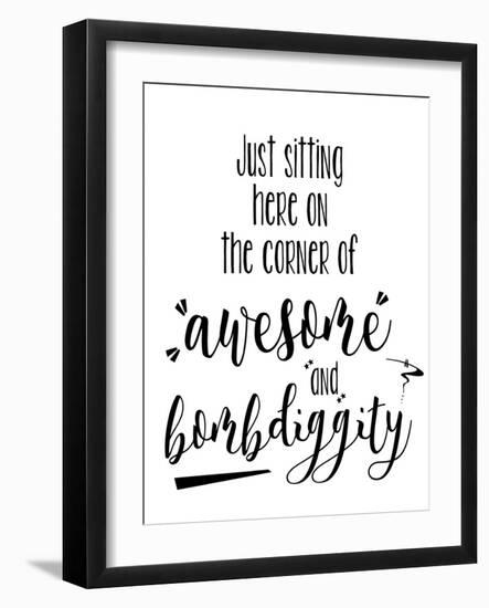 Awesome and Bombdiggity-Anna Quach-Framed Art Print