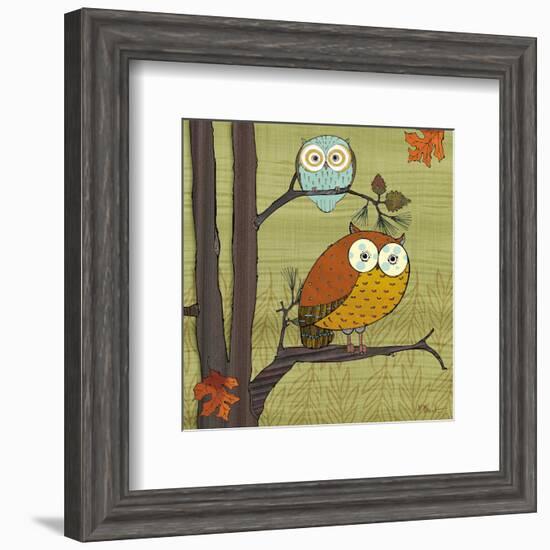 Awesome Owls I-Paul Brent-Framed Art Print