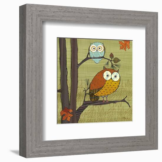 Awesome Owls I-Paul Brent-Framed Art Print