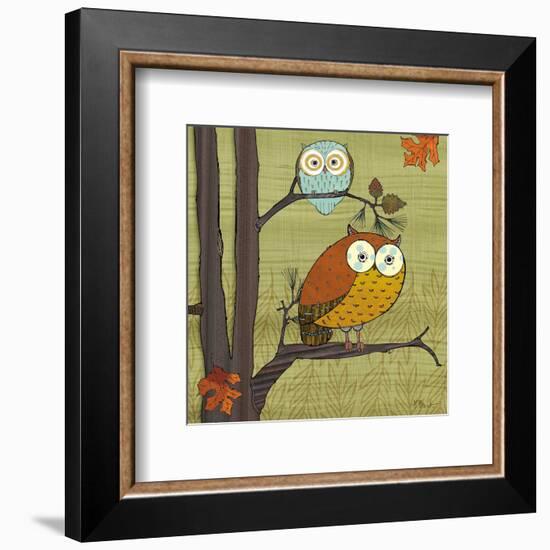 Awesome Owls I-Paul Brent-Framed Art Print