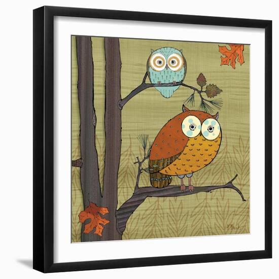 Awesome Owls I-Paul Brent-Framed Art Print