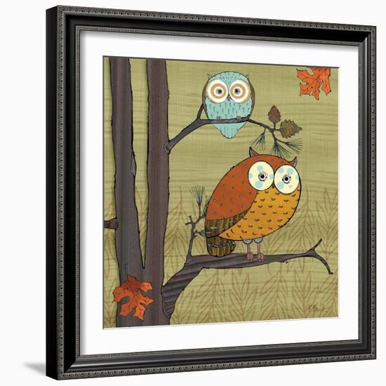 Awesome Owls I-Paul Brent-Framed Art Print