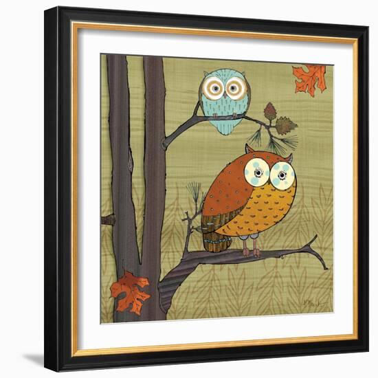 Awesome Owls I-Paul Brent-Framed Art Print