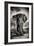 Awesome South Africa Collection B&W - Elephant Portrait IV-Philippe Hugonnard-Framed Photographic Print