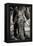 Awesome South Africa Collection B&W - Elephant Portrait VIII-Philippe Hugonnard-Framed Premier Image Canvas