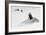 Awesome South Africa Collection B&W - Penguin Lovers II-Philippe Hugonnard-Framed Photographic Print