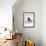 Awesome South Africa Collection B&W - Penguin Lovers III-Philippe Hugonnard-Framed Photographic Print displayed on a wall