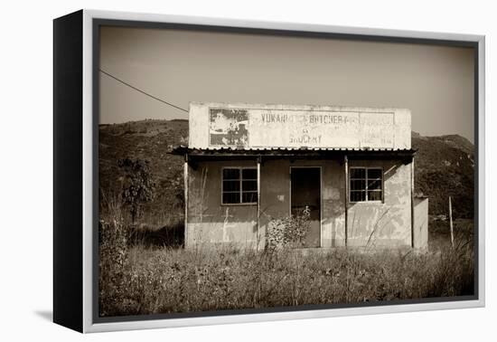 Awesome South Africa Collection B&W - Store in Swaziland II-Philippe Hugonnard-Framed Premier Image Canvas