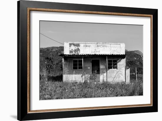 Awesome South Africa Collection B&W - Store in Swaziland-Philippe Hugonnard-Framed Photographic Print