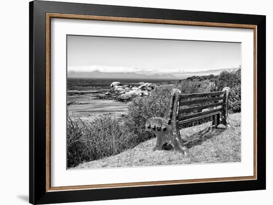 Awesome South Africa Collection B&W - View Point Bench-Philippe Hugonnard-Framed Photographic Print